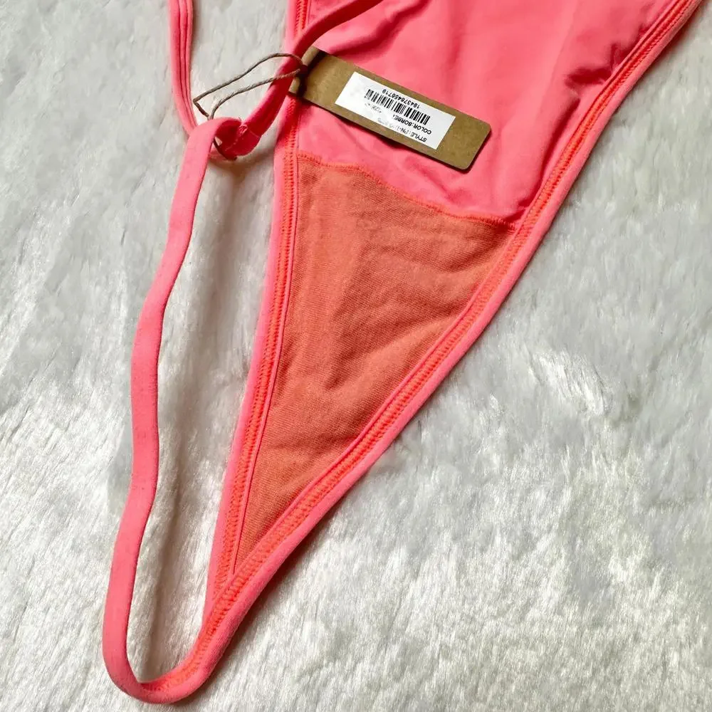 NWT Skims Fits Everybody T-String Thong in Sorbet Women’s 4X
